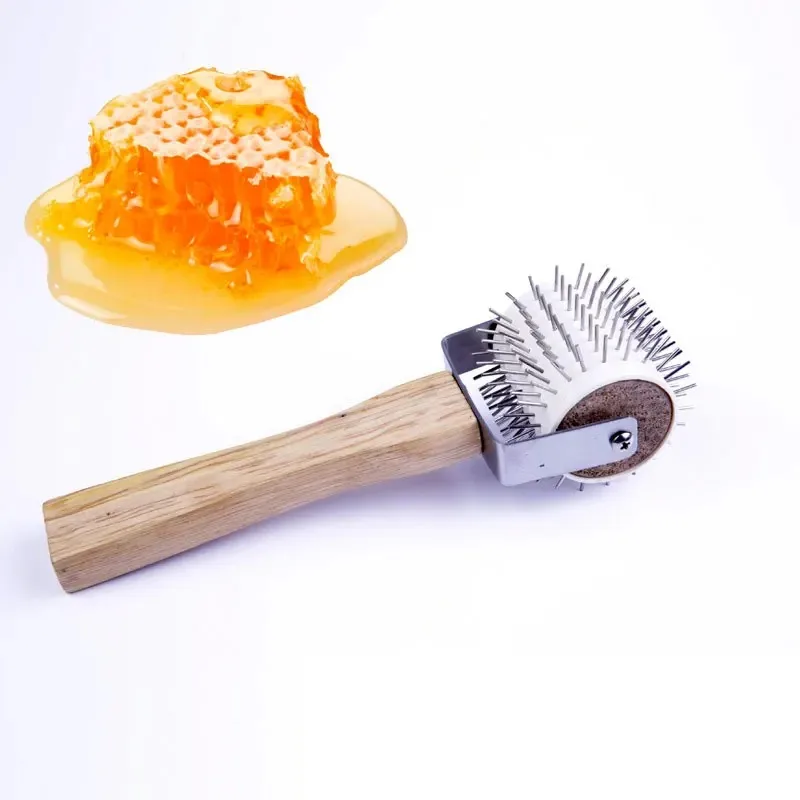 

Медовая расческа из нержавеющей стали, пчеловод, игла для расчесывания, ролик, инструменты для извлечения меда, ролик для сбора прополиса