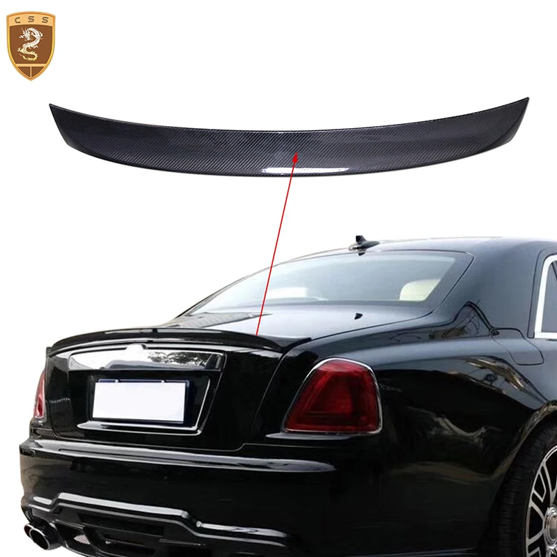 

Carbon Fiber Spoiler For Rolls Royce Ghost Modify WD Style Rear Wing Car Accessories Upgrades Bodykit Parts