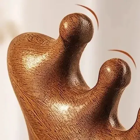 

1PC Massage Comb Blood Circulation Sandalwood Comb Scalp Meridian Relax Anti-static Styling Tool Salon Supply Hair Brush