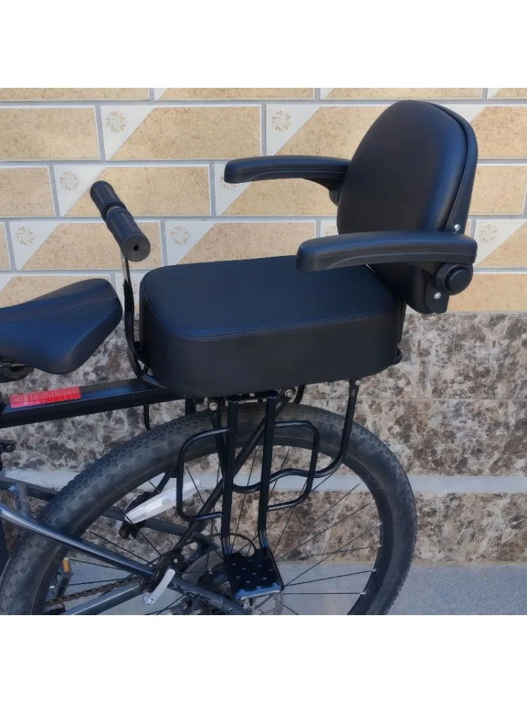 AliExpress NONE Bicycle rear seat with backrest mountain bike manned folding  cushion thickened super soft  cushion
