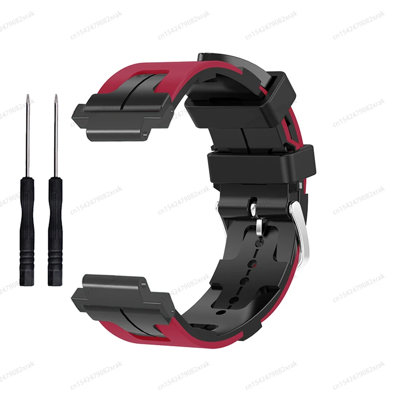 H-pattern dual color silicone Strap Applicable To Garmin Forerunner 735 XT 230 235 235lite 620 630 Approach S20/S5/S6 Watchband