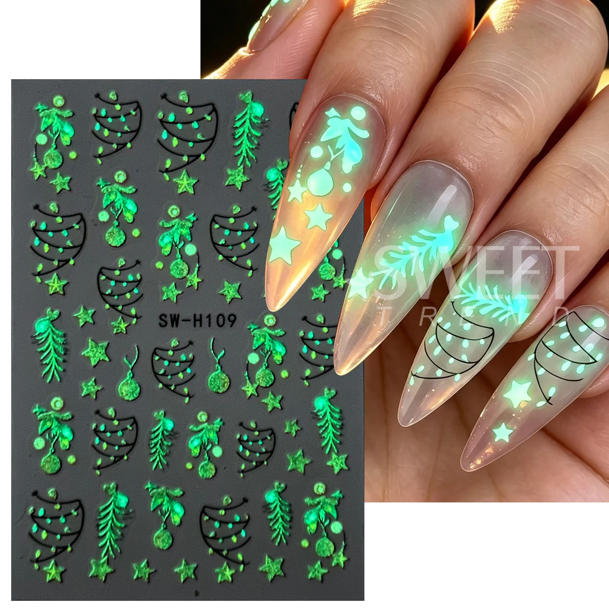 3 pezzi di adesivi luminosi pe - Nail Art Trend 2026 recensione e prezzo