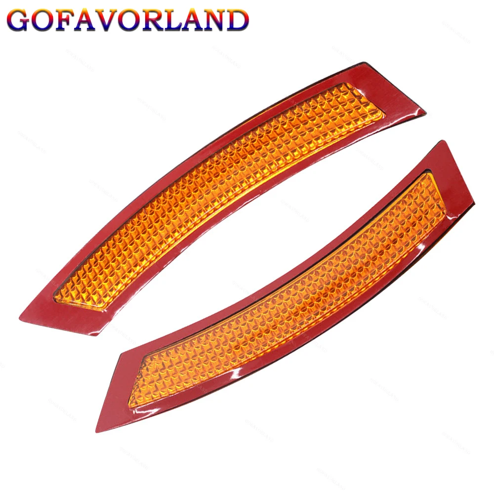 

63147162313 63147162314 Front Pair Left Right Bumper Reflector Light For BMW 3-Series E92 E93 2007 2008 2009 2010 2011 2012 2013