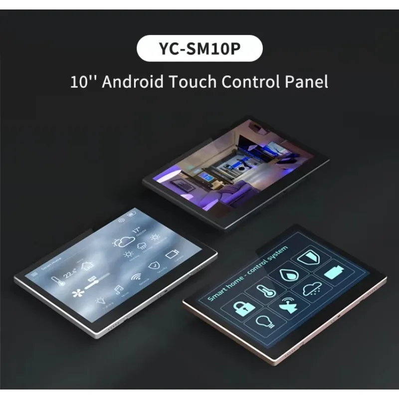 10,1 Zoll Smart Home Touch Control Panel Android Display WiFi Powered für Home Automation für Hotels Wohnmobile Garagen Autos