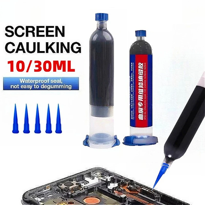 1-10PCS Glass Glue Screen Protector for All Mobile Phone Adhesive 3D Curved Tempered Glue Edge Full Cover Glass Glue
