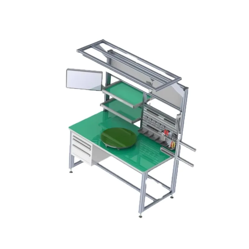 RDEKONO Workbench Garage Heavy Duty Workbench for Phone Repair Assembly Solid Wood Multi-layer Board Customized