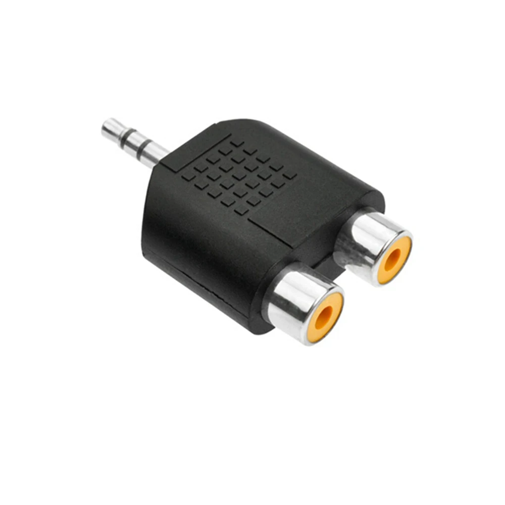 

3.5mm Jack Stereo Plug To 2 RCA Plug Female Adapter M/F Y Splitter RCA Audio Adapter Plug 3.5mm Audio Cable