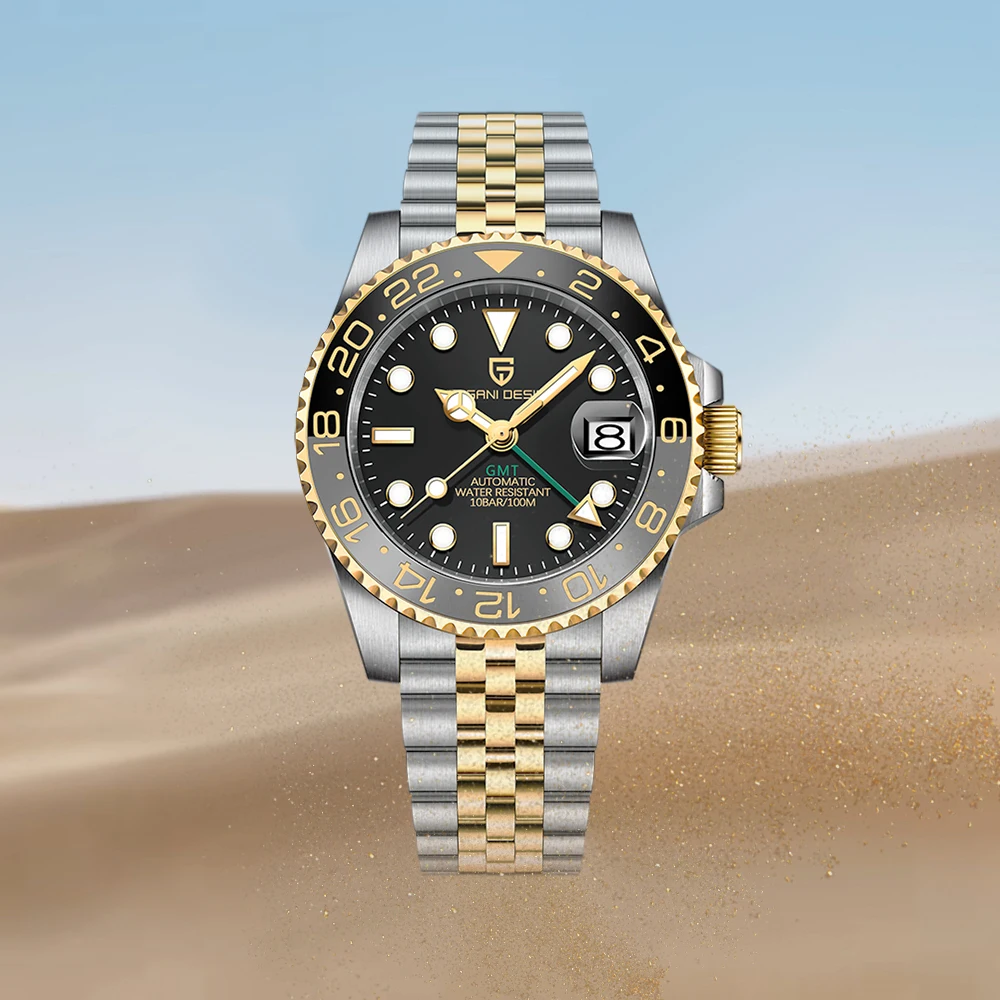 

PAGANI DESIGN Luxury Business SportsWatch Diving Series 8215 Automatic Watch Stainless Steel Watch Luminous Sapphire Men's Watch