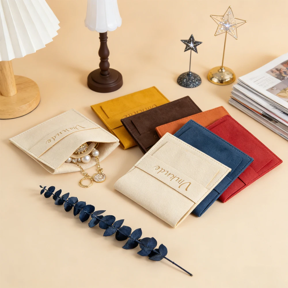 

Мешочек для ювелирных изделий с логотипом на заказ, 8x8 см, из микрофибры, бархатный, для путешествий, свадебных подарков, для серег, колец, ожерелий, пылезащитный, с разделителем