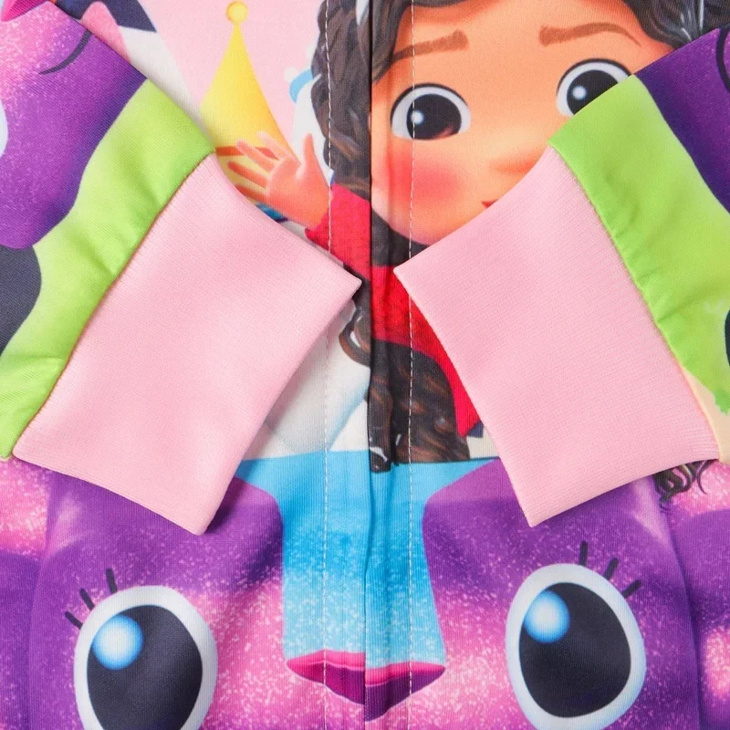 2026 'S Dollhouse Cosplay Cat Hoody Jacket Toddler Boys Clothes Baby Girls Gabby Cats Zipper Jackets Ch X117P view 6