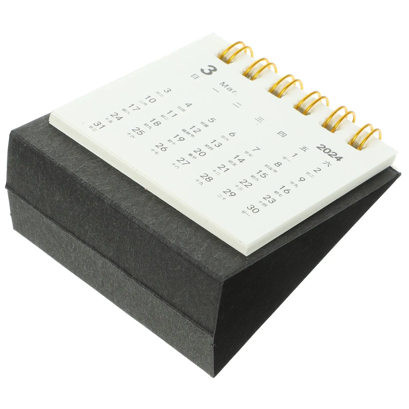 

Desk Calendar Mini Household Desk Calendar Monthly Paper Home Office Red Simple Practical Tabletop Use Scheduling