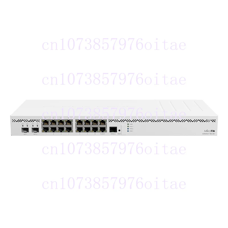 

MikroTik CCR2004-16G-2S+18-Port 10 Gigabit Rack-Mounted Wired Router