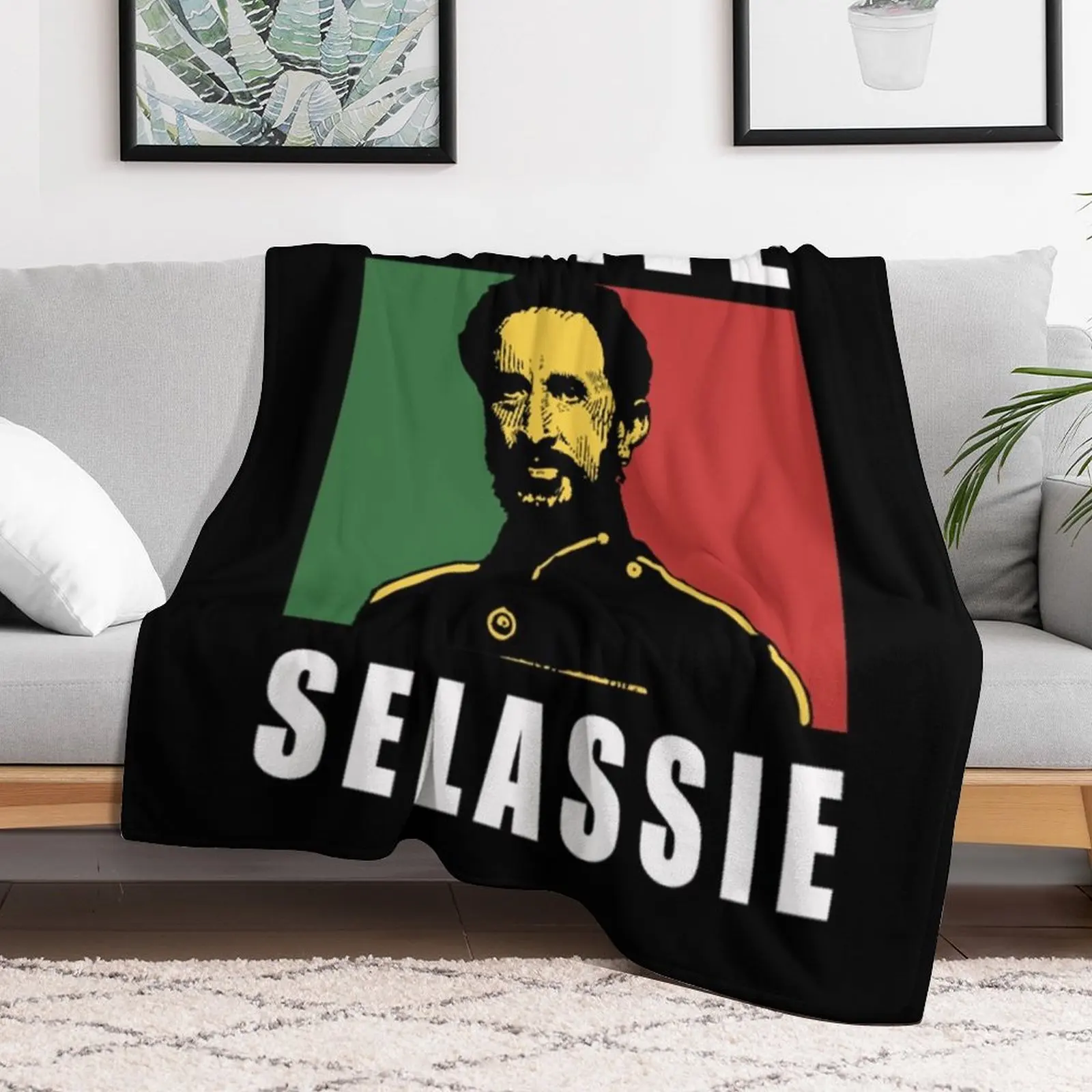 Haile Selassie Throw Blanket Fashion Sofas Warm Polar Sofa Throw Blankets