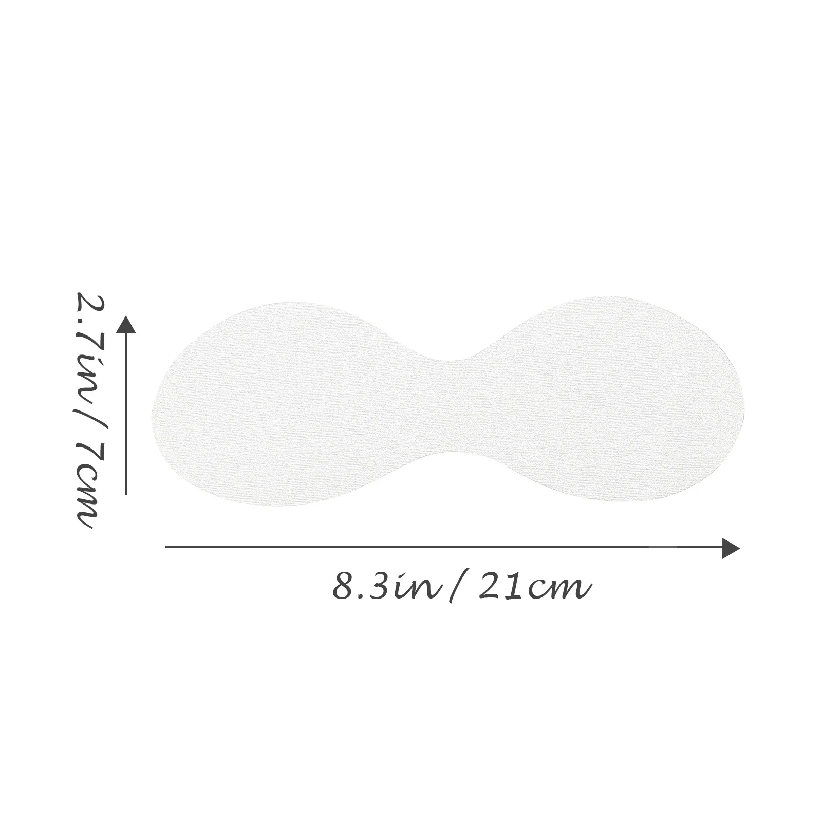 200Pcs Eye Mask Sheets for DIY Facial Care Soft Cotton Material Comfortable Moisturizing Eye Pad Travel Friendly Beauty Tool