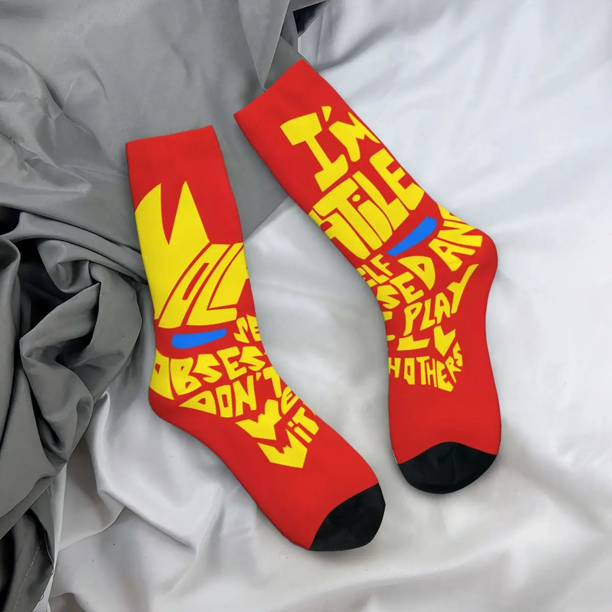 Calcetín loco divertido para hombre, volátil Calcetines de compresión con estampado de Iron Man para niños, calcetín de Hip Hop, Harajuku, Marvel, calidad feliz