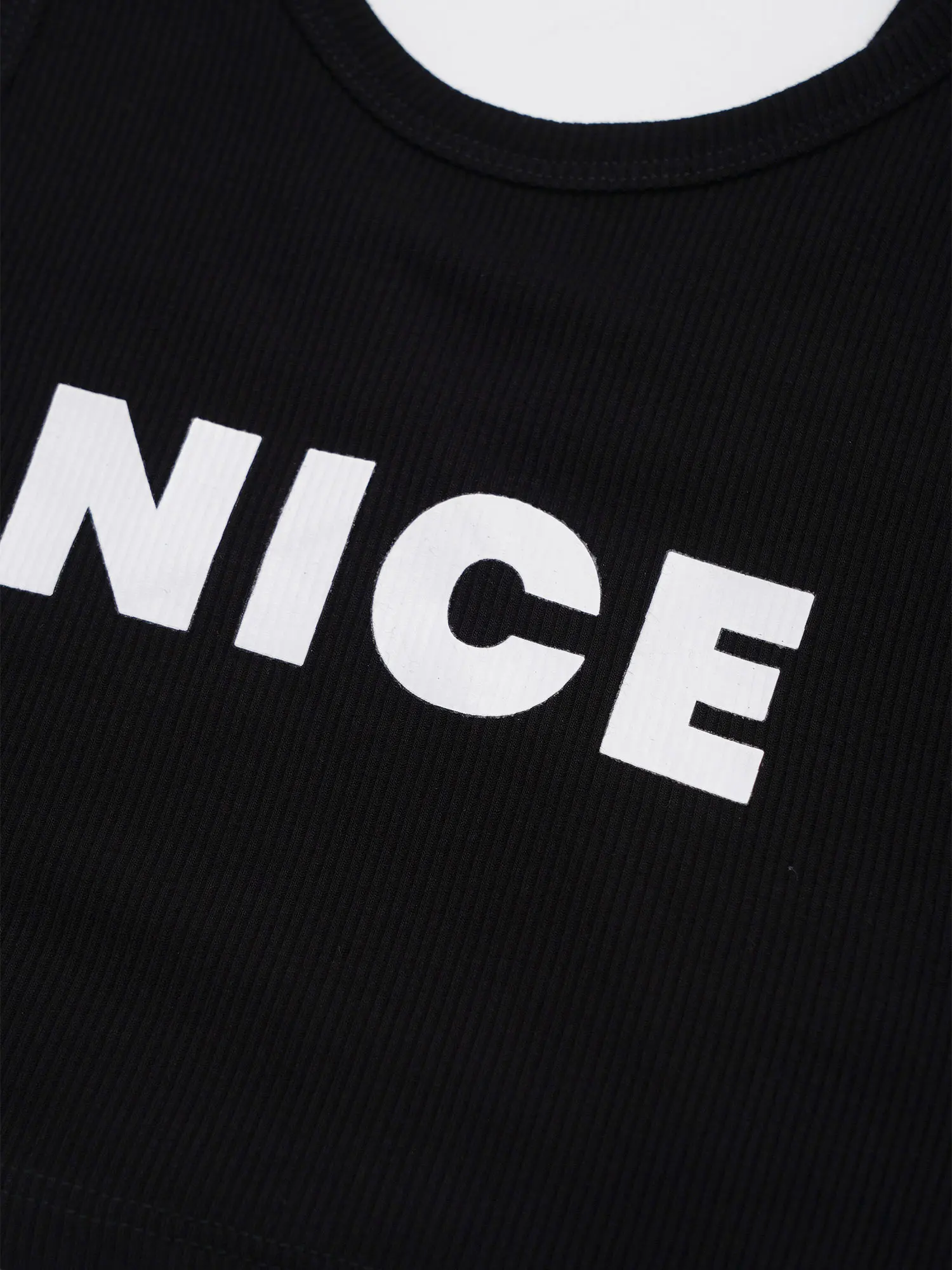 

Kids Girls Sports Vest Camisole Summer Letter Print Breathable Ribbed Cross Wrap Back Tank Top Tees Yoga Hip-Hop Dance Crop Top