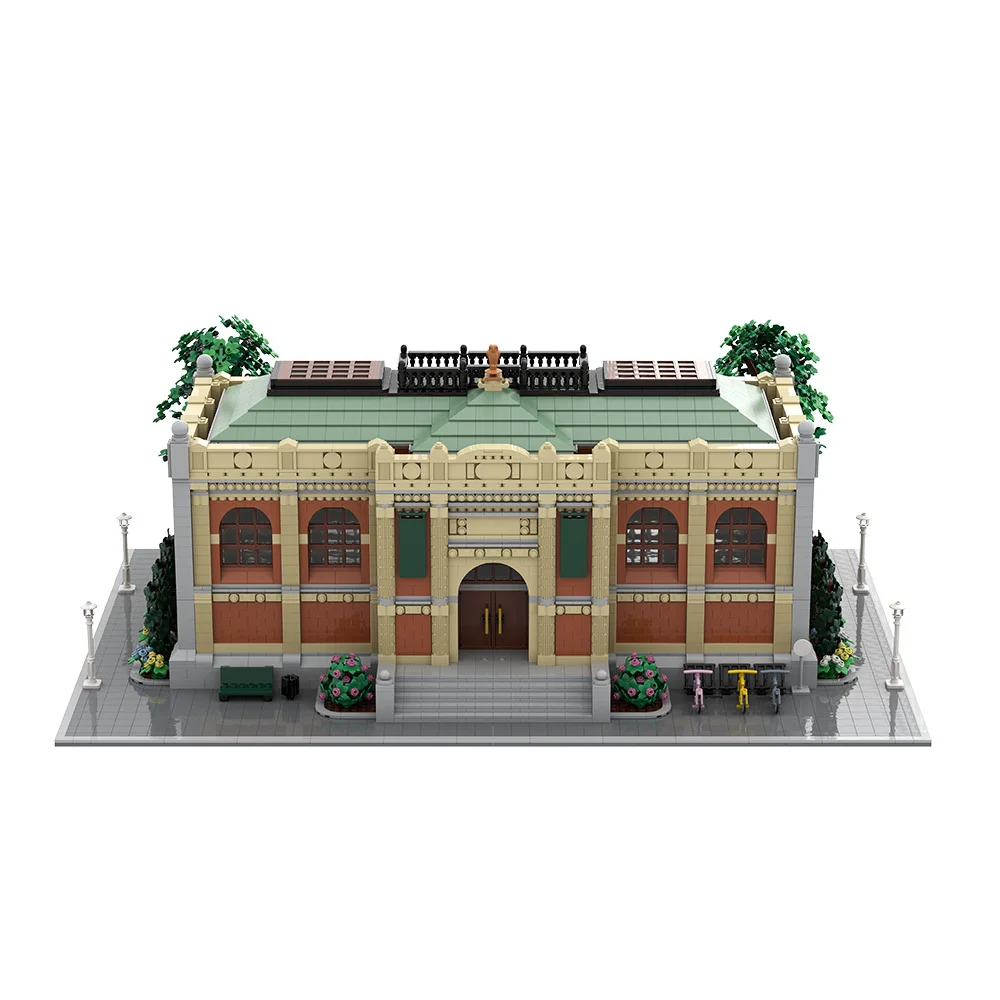 

MOC City Museum Building Blocks Model Natural History MuseumS Milwaukee Art MuseumS Architecture Bricks Toy Children Gift