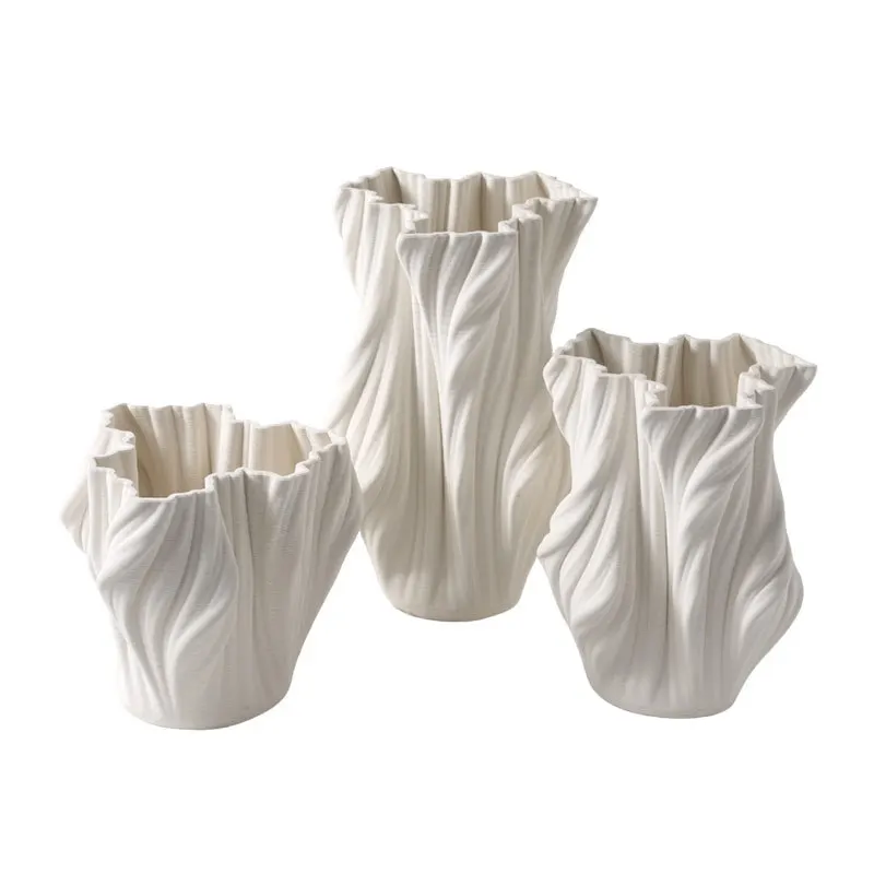 Vase creative art soft decoration simple home decoration, vase irregular decoration