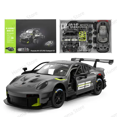 1:18 ポルシェ 911 GT2 RS クラブスポーツ 25 キットカー ワイヤレスリモコン操作 シミュレーションモデル RCカー ギフト おもちゃ