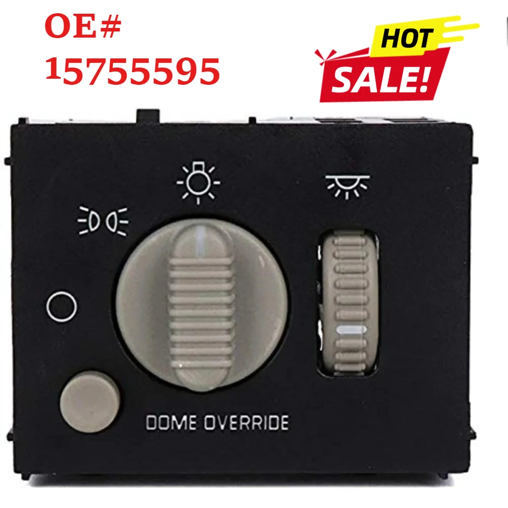 

Переключатель фар 15755595 для Chevrolet Silverado 1500 2500 Tahoe Suburban GMC, автозапчасти 15738843 SW2157 1S1995 901-192