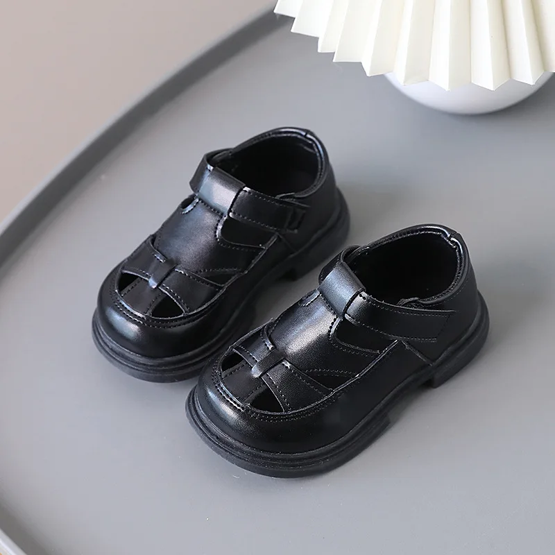 

Children's Shoes Hollow Out Small Leather Shoes Spring New Boys Girls Soft Comfortable Casual Shoes Summer Sandals H690