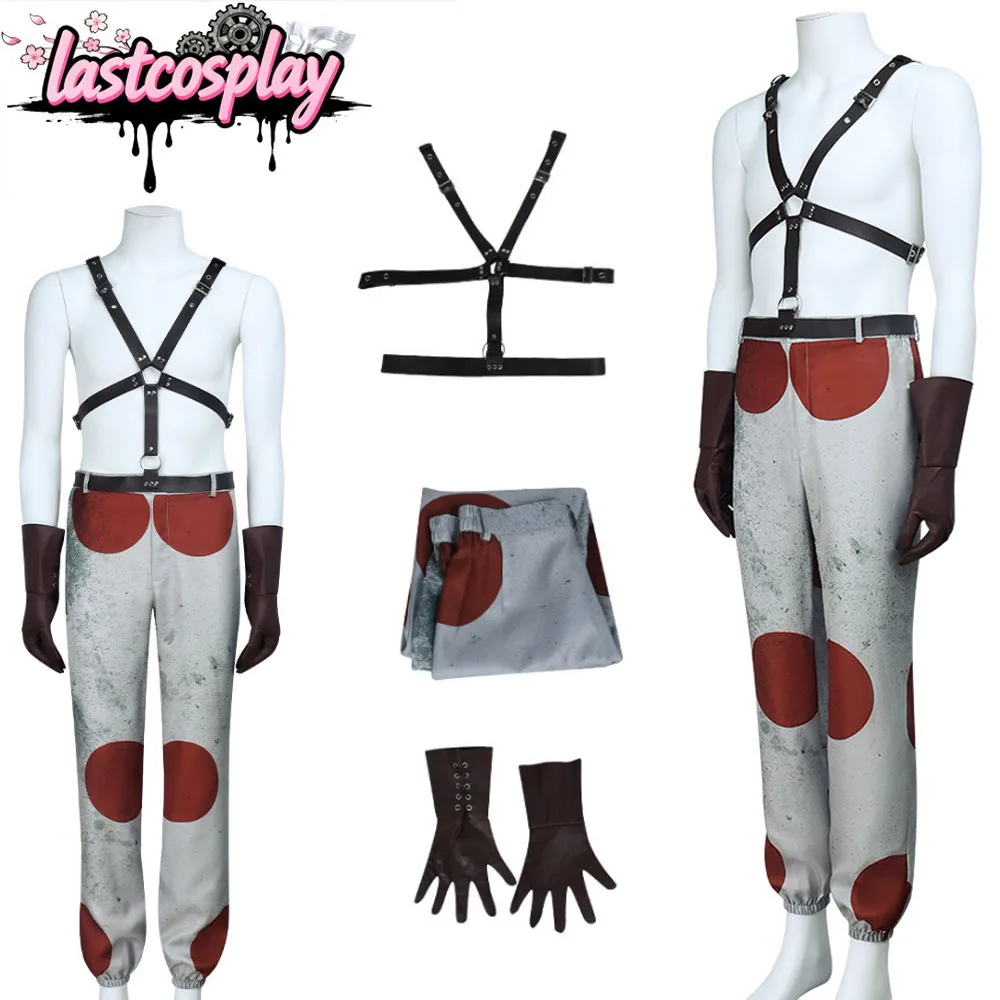 

Sweet Tooth Cosplay Back Strap Gloves Pants Set Twisted TV Fantasia Metal Disguise Costume Suit for Halloween Carnival Party