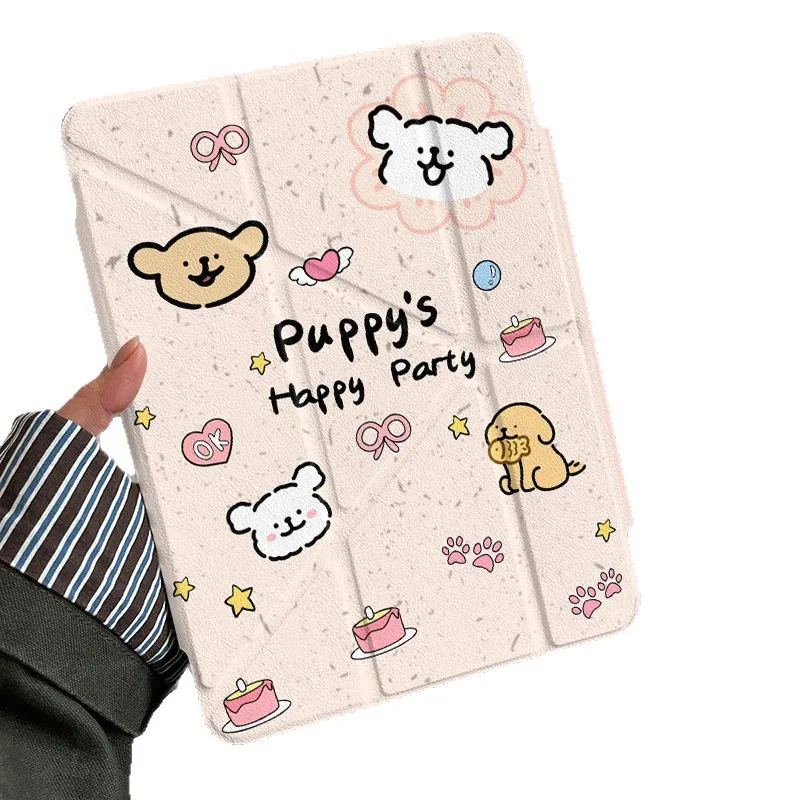 Puppy's Party Detachable Buckle Magnetic Tablet Case For Xiaomi Pad 7 6 5 Pro Full Cover