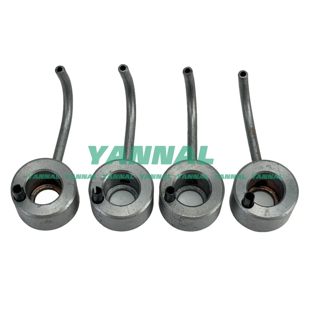 

4PCS Oil Nozzle For Yanmar 4TNV98 Engine Parts