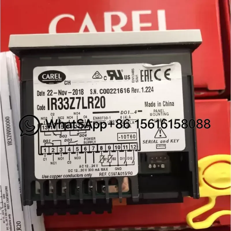 CAREL IR33W7HR20 IR33Z7LR20 IR33W7LR20 IR33Z7HR20 Digital Temperature Controller Humidity Thermostat HVAC Refrigeration