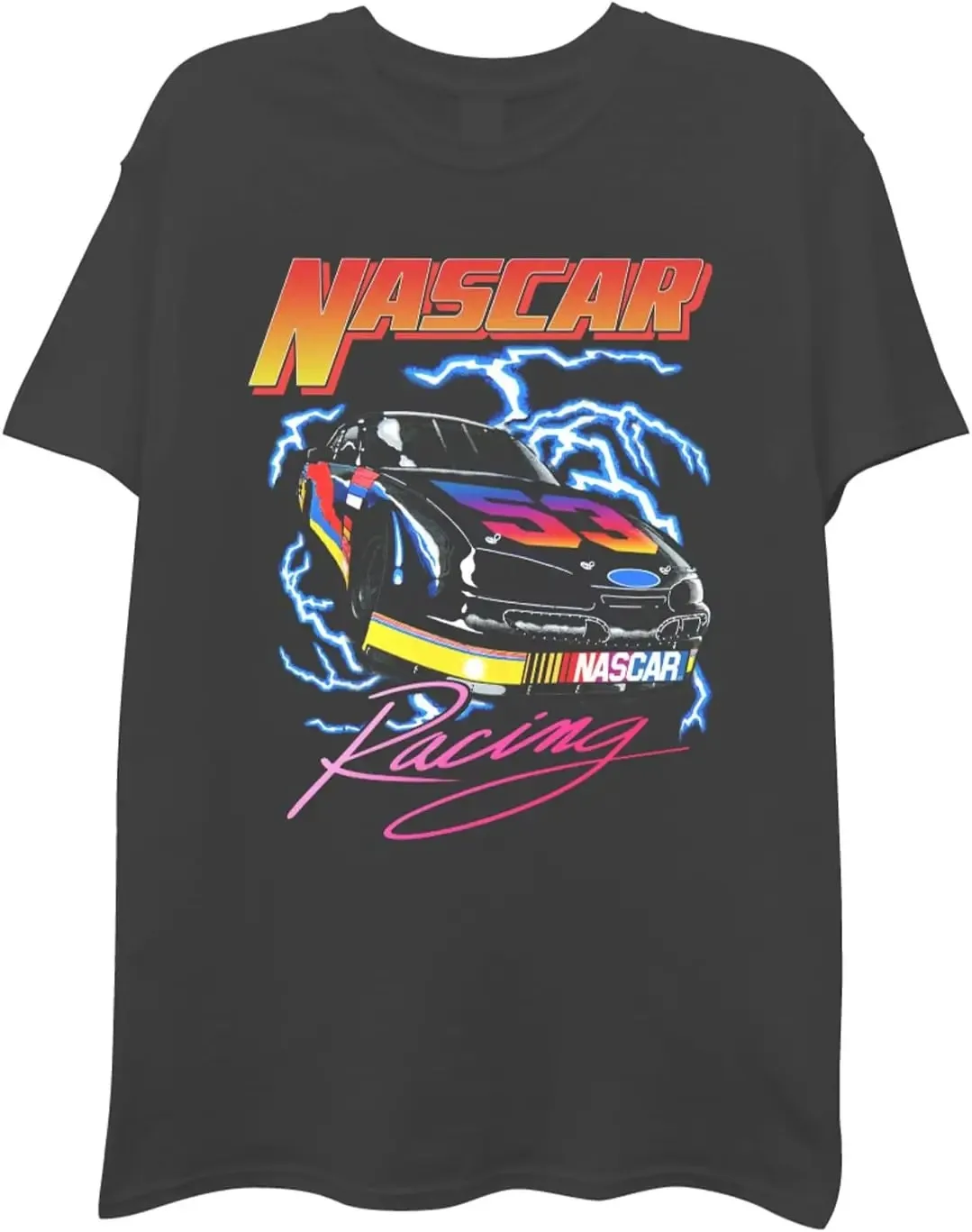 NASCAR Vintage Daytona 500 camisa de carreras para hombre camiseta gráfica de alta calidad cuello redondo manga corta 100% camisetas de algodón