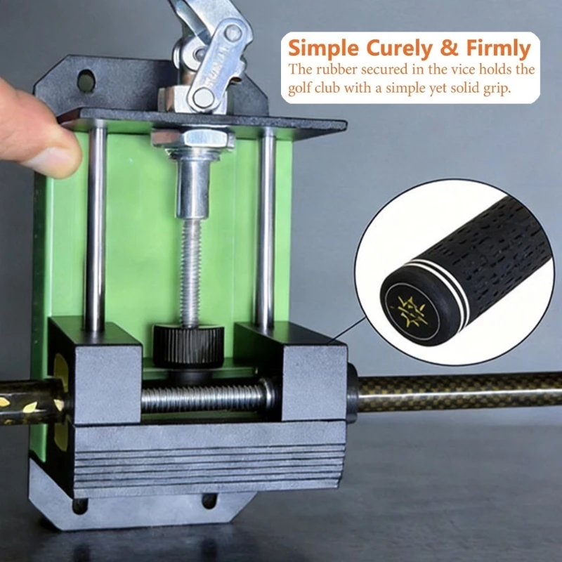 Compact Golf Rod Holder For Workshop Application With Rapid Release System
