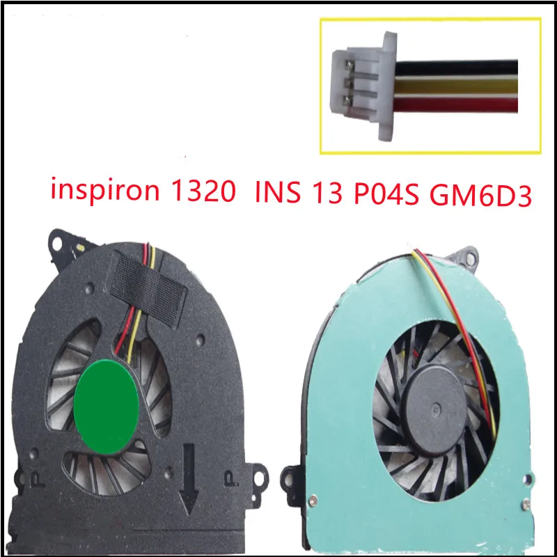 

Новый кулер для охлаждения процессора ноутбука Dell inspiron 1320 INS 13 P04S GM6D3