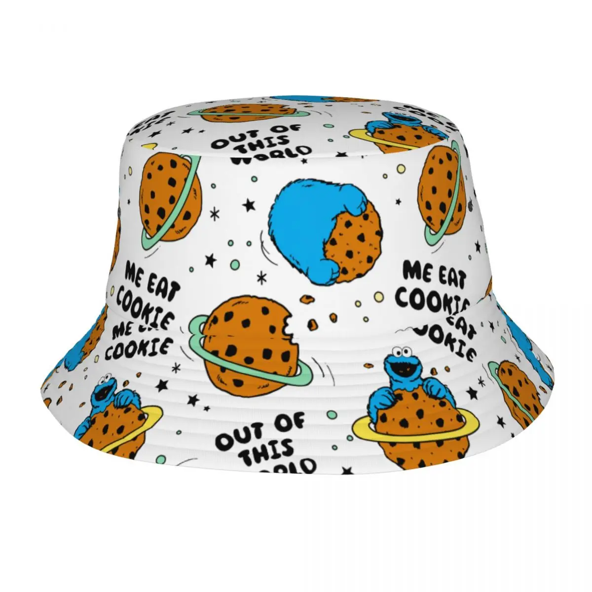 Cute-S-Cookied-S-Monstered Bucket Hat Spring Headwear Cartoon Fishing Fisherman Cap for Outdoor Woman Bob Hats Foldable