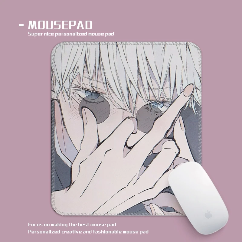 

Anime Jujutsu Kaisen Satoru Gojo Cosplay Cute Cartoon Mouse Pad Comic Book Style Computer Desk Mat Antiskid Ambitus