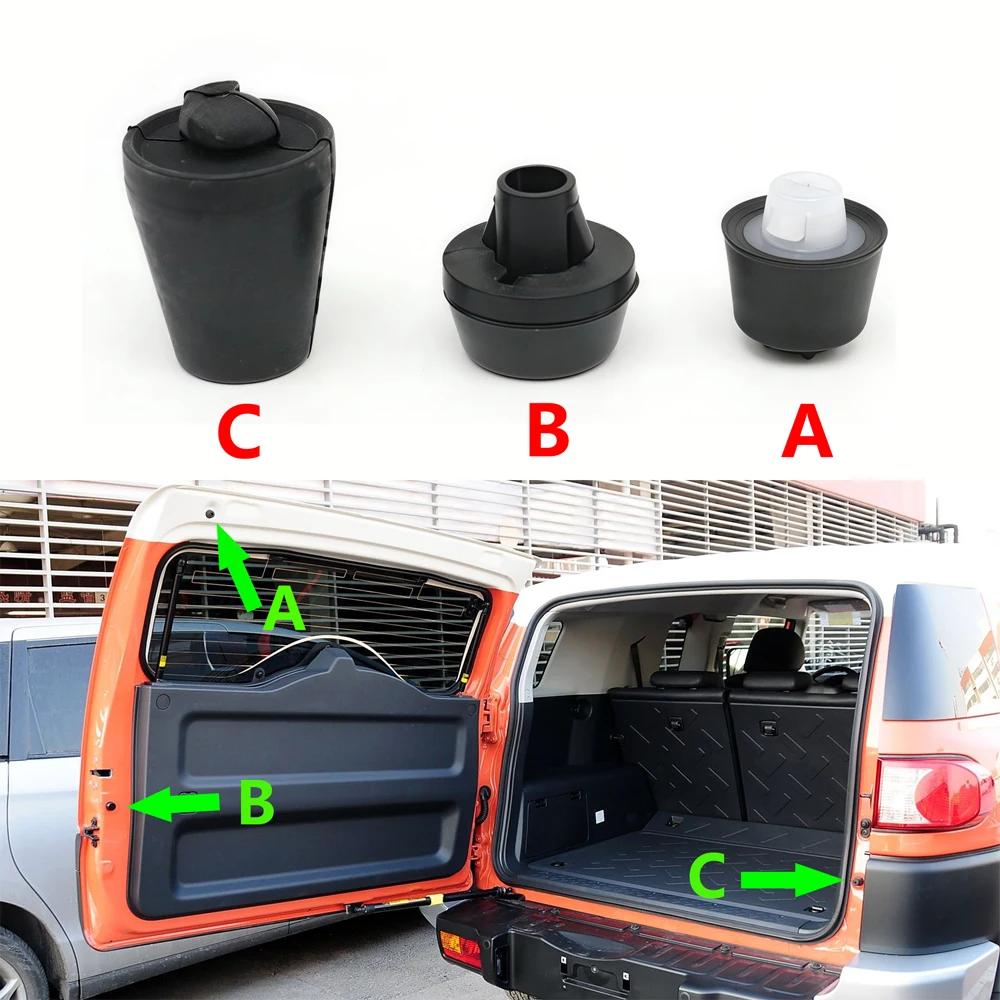 Rear Trunk Stopper Rubber Buffer Tailgate Damping Cushion Pad For Toyota FJ Cruiser 2007-2020