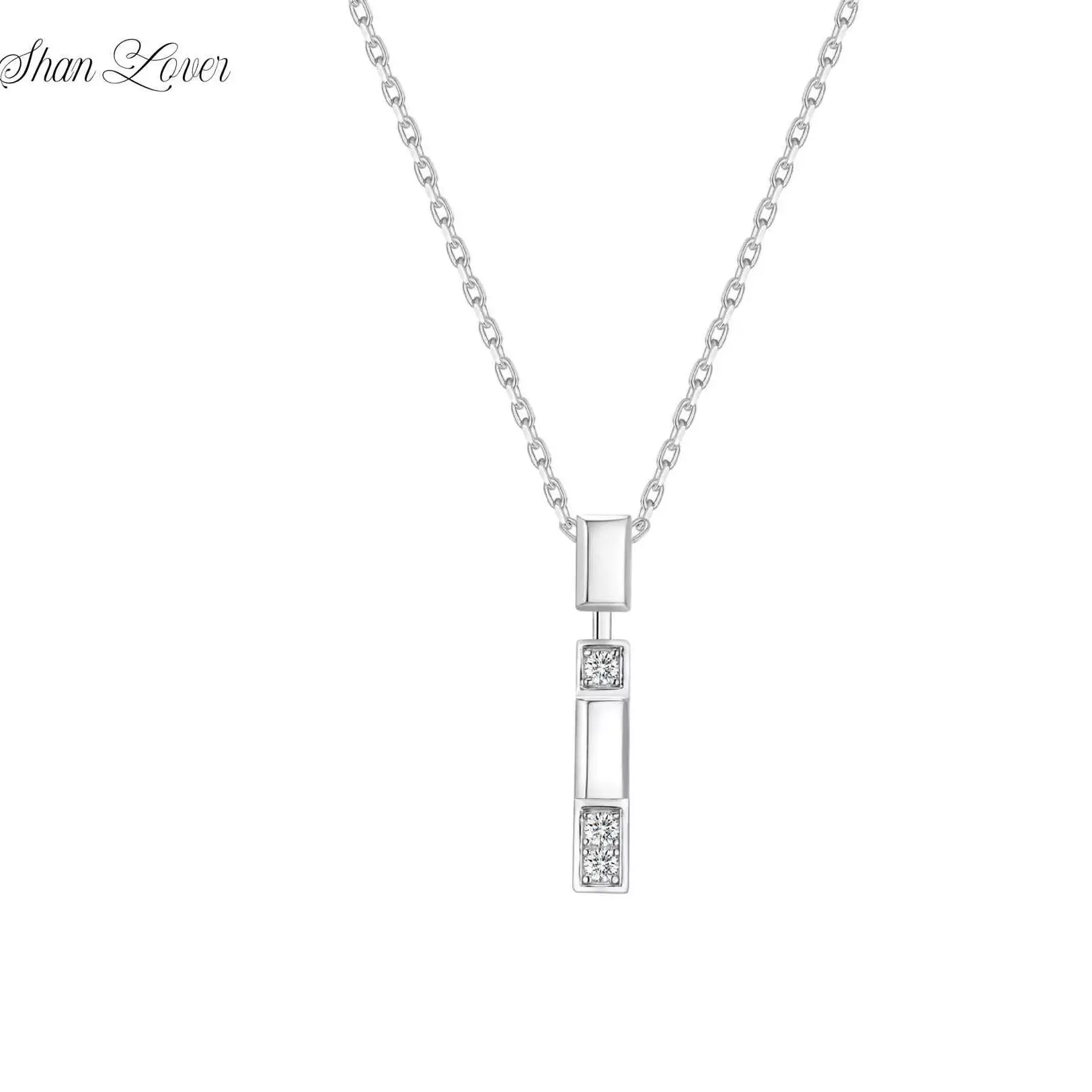 

ShanLover Brand New S925 Real 925 Sterling Silver Pendant Necklace For Both Men And Women Unisex Necklaces Pendant Jewelry