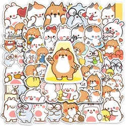 10/25/50PCS Kawaii Cartoon Anime Tonton Friends Stickers Waterproof Scrapbooking Material Notebooks Laptop Luggage Guitar Toy