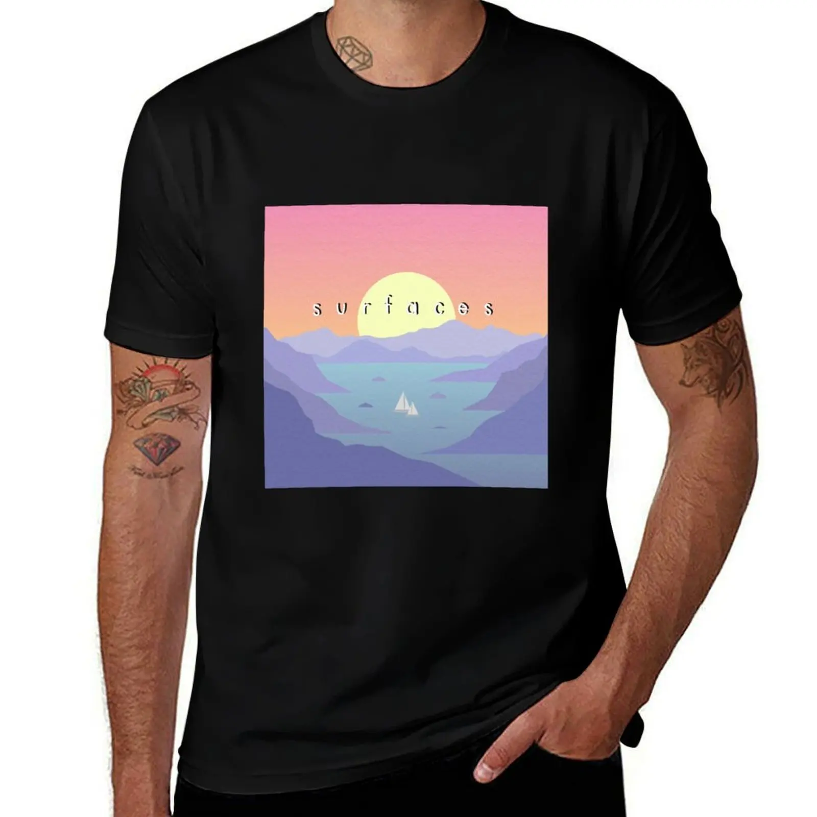 SURFACES HORIZONS ALBUM T-Shirt Festival Party Tee Top T-Shirt
