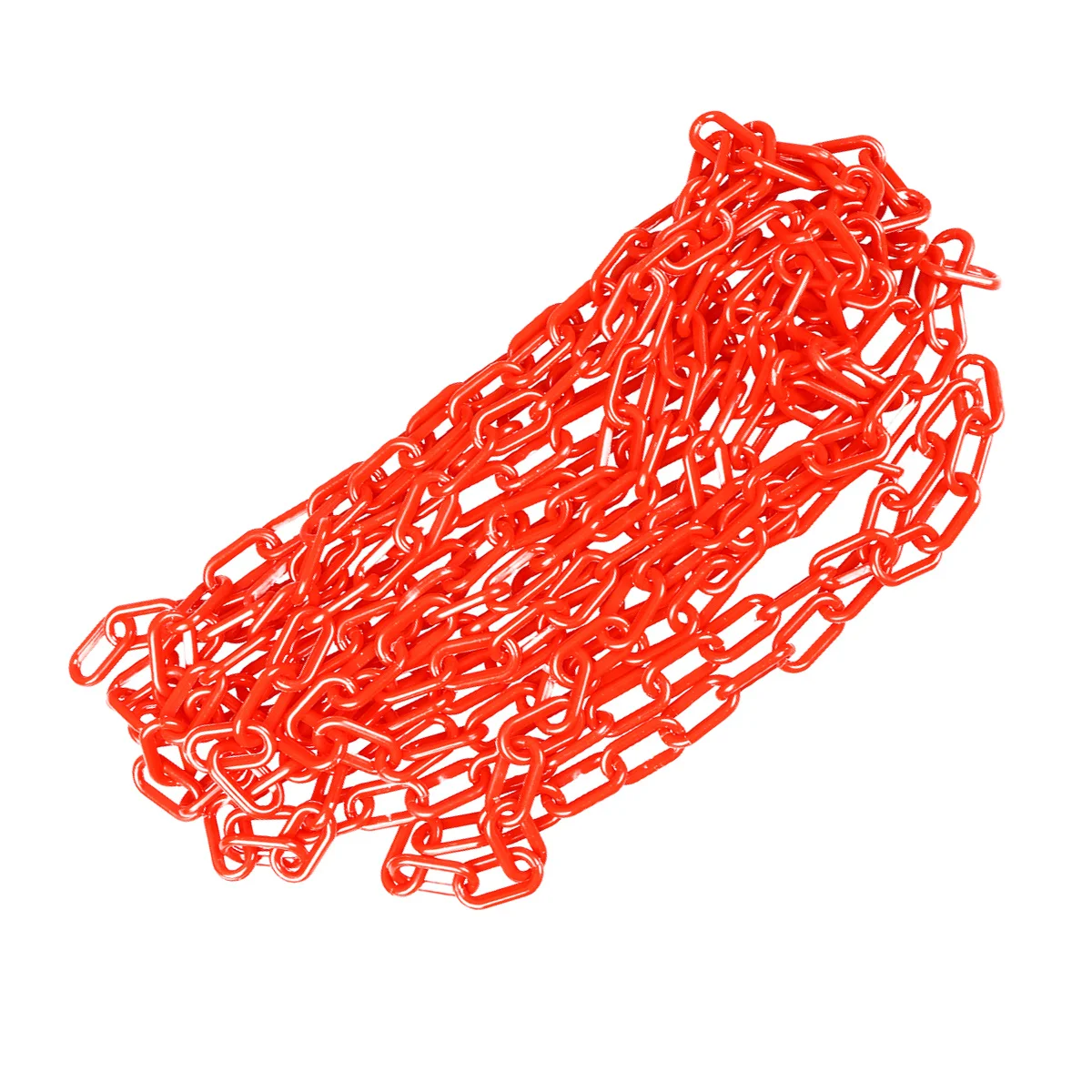 

1 Roll Plastic Safety Chain Uv Resistant Sun Shield Colored Barrier Chain for Indoor Outdoor Use Red Heavy Duty
