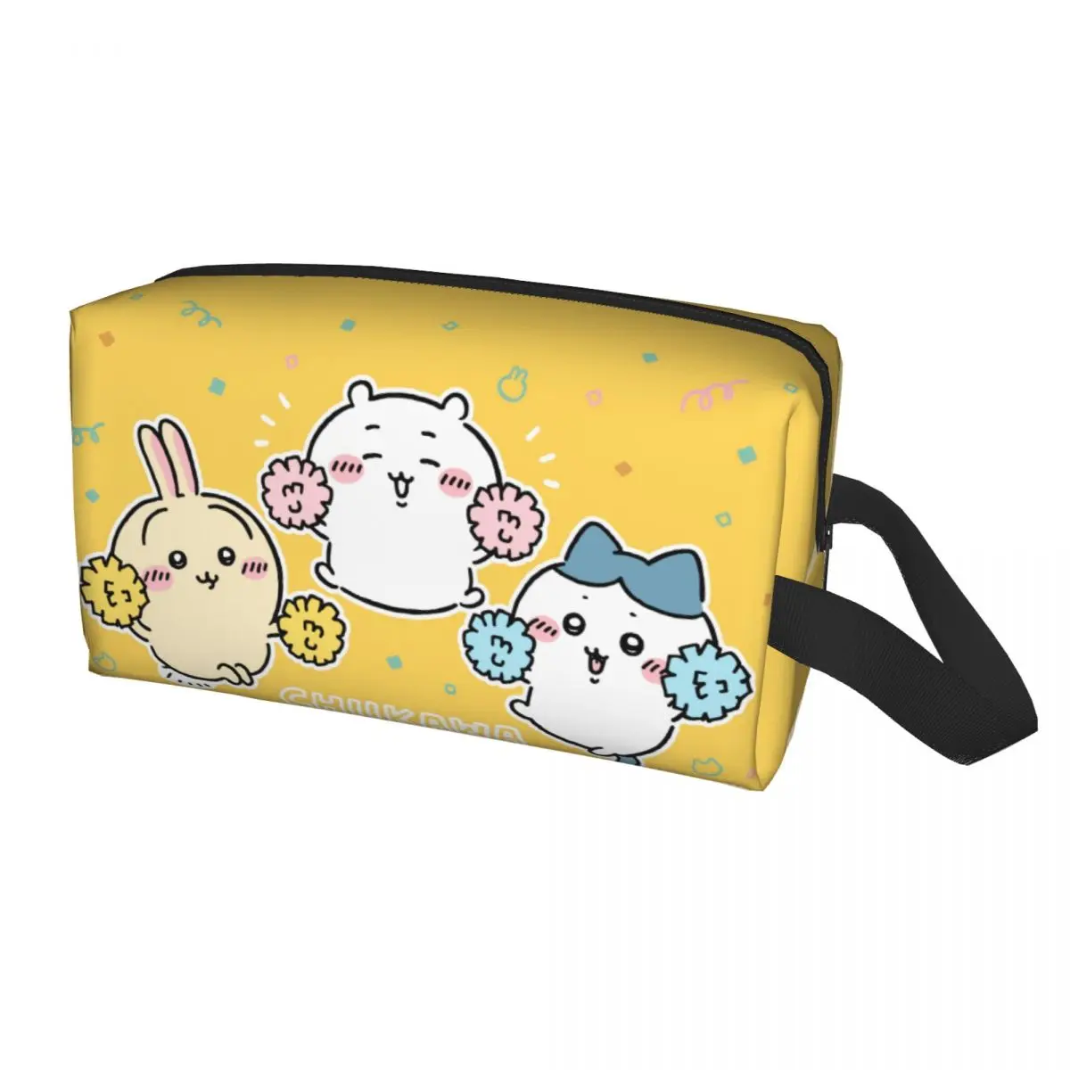 Custom Cartoon Chiikawa Anime Toiletry Bag for Women Popular Manga Cosmetic Makeup Organizer Lady Beauty Storage Dopp Kit Box