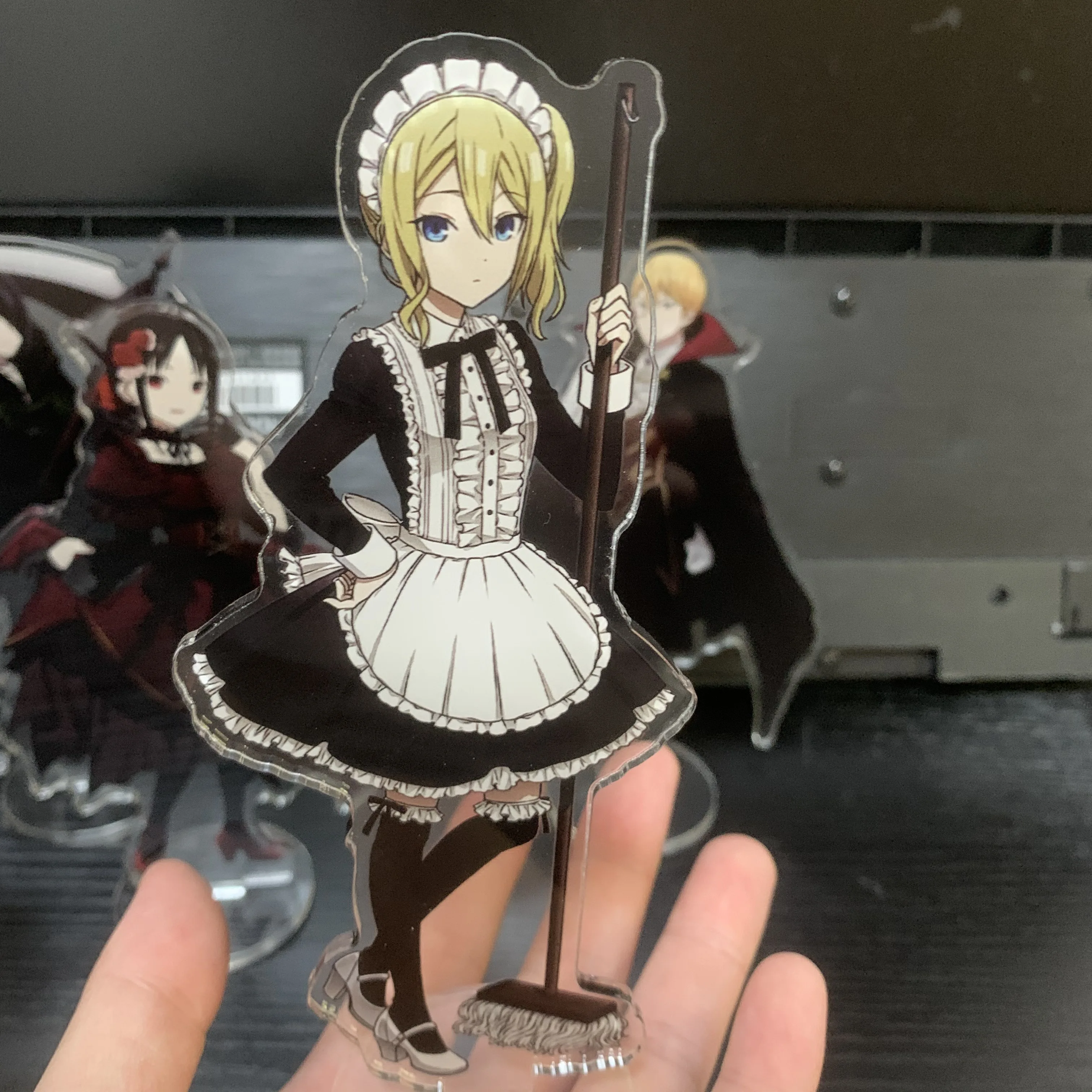 Anime Kaguya-sama: Love Is War Figure Shinomiya Kaguya Acrylic Stands Shirogane Miyuki Character Model Fans Collecting Gifts