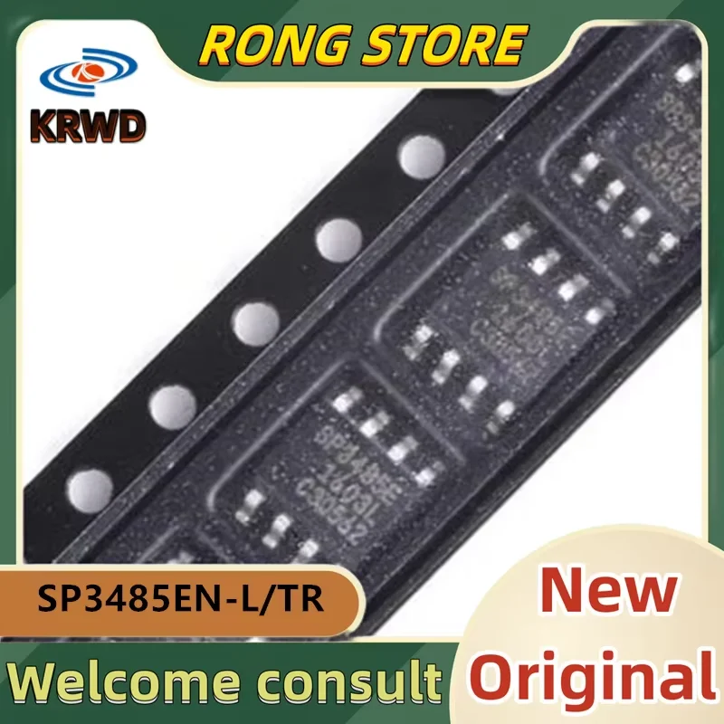 5PCS SP3485E New and Original Chip IC SP3485EN-L/TR SP3485EN-L S0P-8 RS-485 transceiver chip