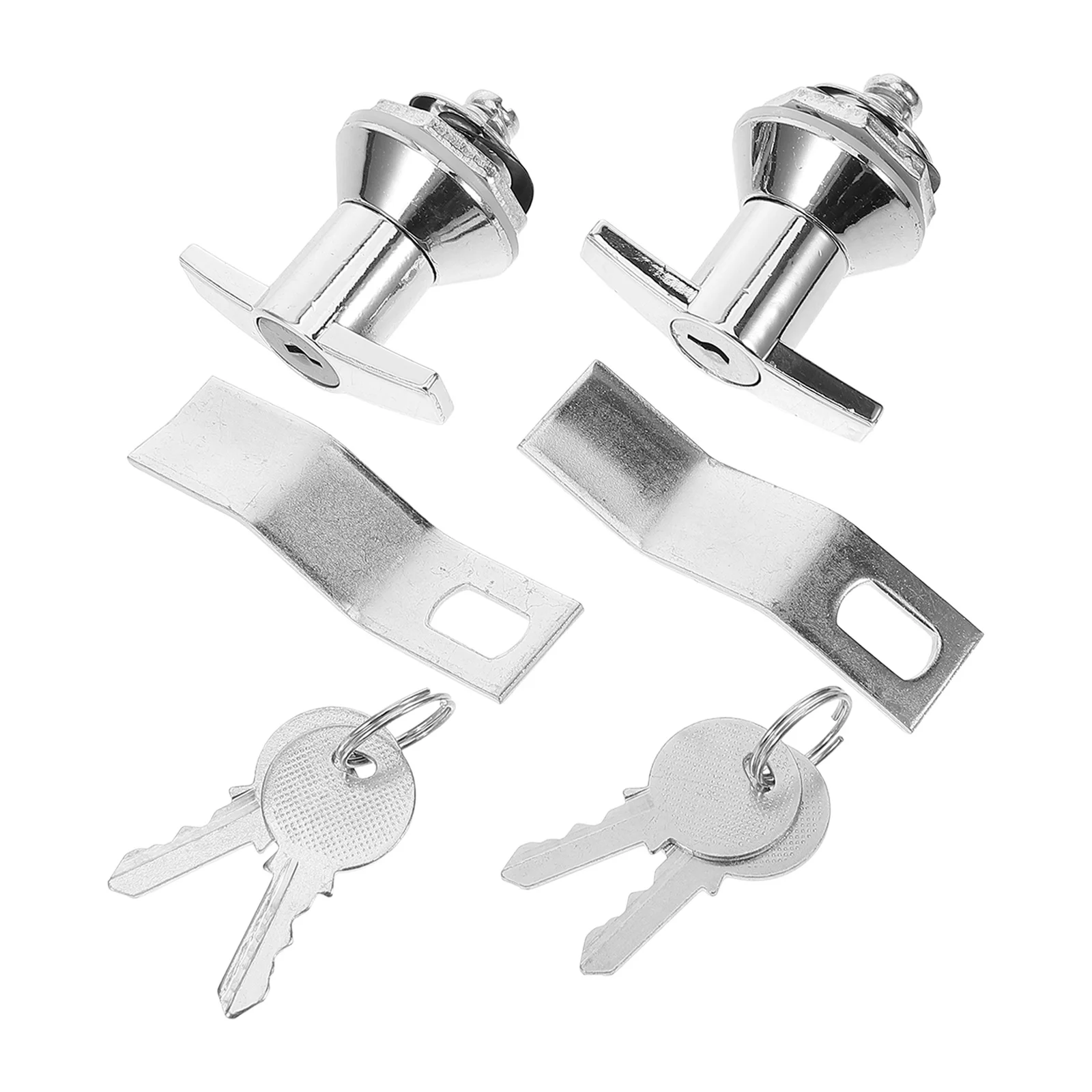 

1 Set Cabinet Lock With Key Heavy Duty Aluminum Alloy Security For Drawer Toolbox Electrical Panel Box Mailbox Cupboard Display