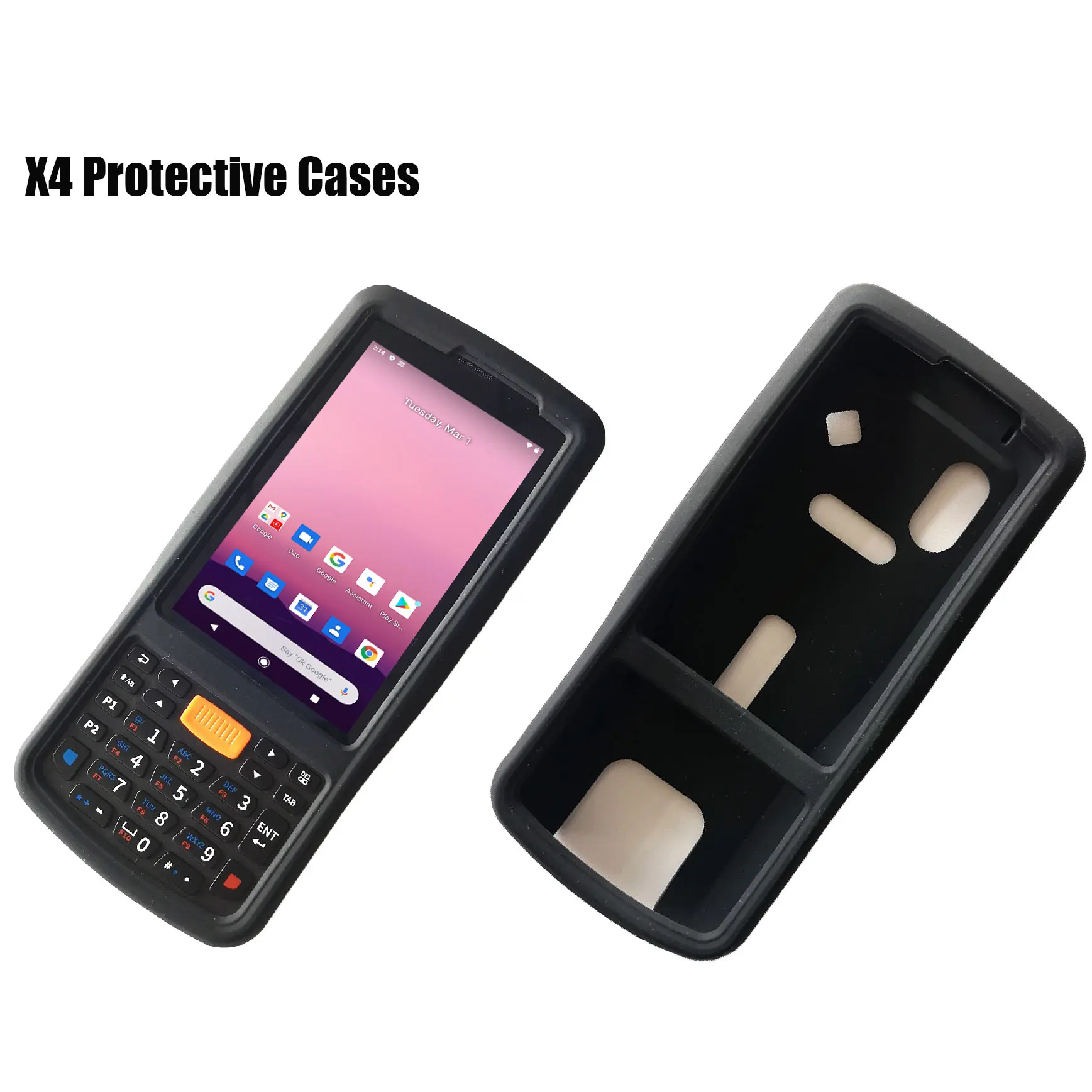 RUGLINE Drop Resistance Waterproof Protective Cases For X4 Warehouse Management PDA Handheld Device