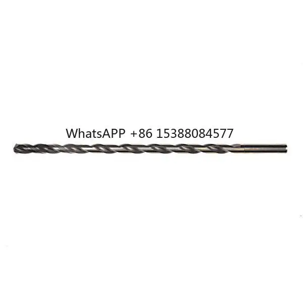 TA1016 Universal Carbide Drill Bit with 4 Guide Pads Nano TiAlN Coated 40xD Drilled for Stainless Steel Deep Hole Application