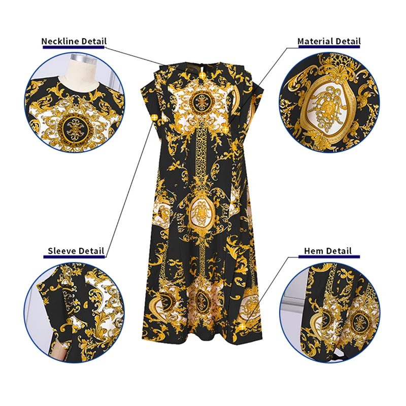 VONDA-Robe longue en satin, grande taille 5XL, mode élégante, maxi, sexy, imprimé patchwork, manches chauve-souris, éducatif, à volants, 2024