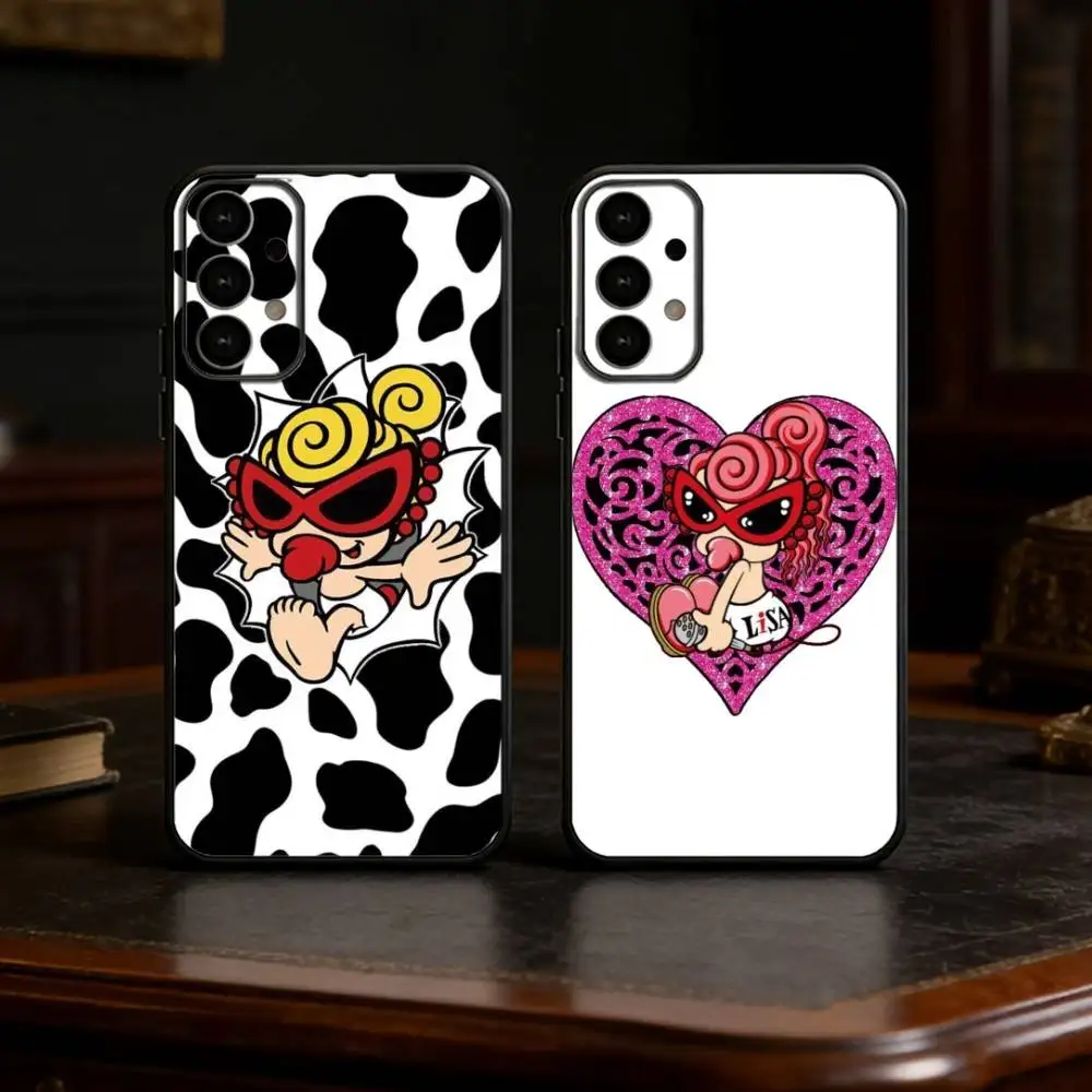 

H-Hysteric COLORFUL M-Mini Phone Case For Samsung S25,24,23,22,30,21,10,9,Ultra,Plus,Lite Soft Black Case