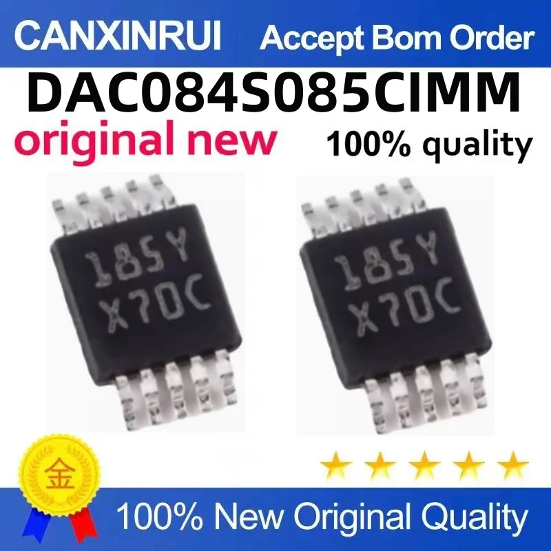 New DAC084S085CIMM DAC084S085CIMMX Silk Screen X70C Micropower Converter