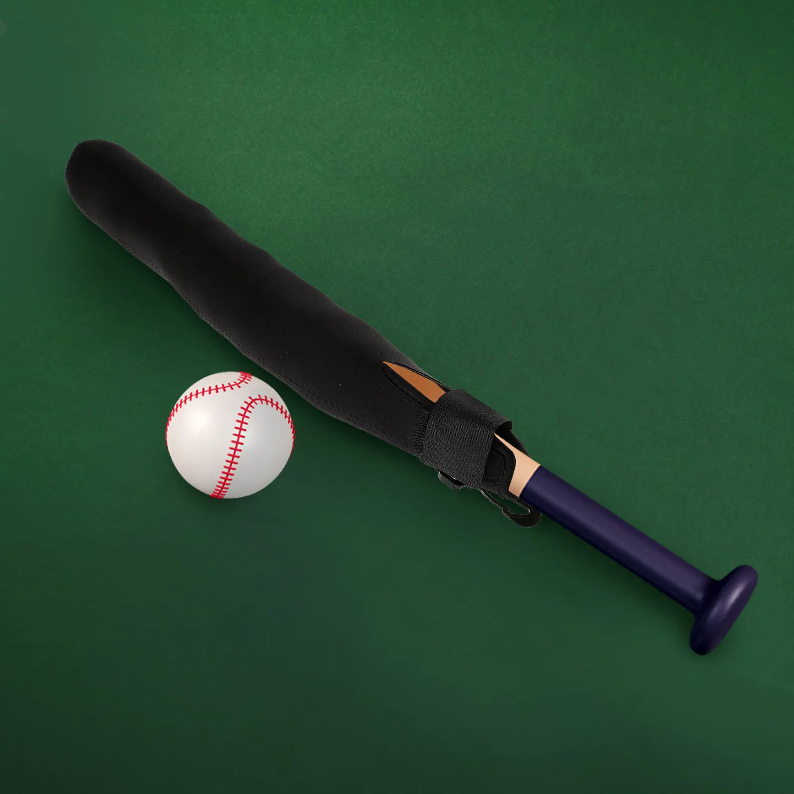 Golf Bat Sleeve Neoprene Baseball Bat Cover Scratch Resistant Elastic Dust Proof Portable Club Protector for Sports Enthusiasts