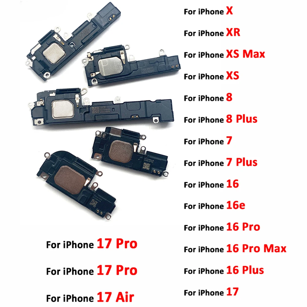 Loudspeaker Flex Cables For iPhone X XS Max XR XS 7 8 Plus Loud Speaker Buzzer Ringer Replacement Part